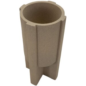 Mauro Ferretti Buitentuinplantenhouder "Moai" Ø39x80,5 cm Bruin