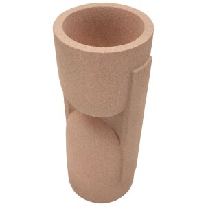 Mauro Ferretti Buitentuinplantenstandaard "Nui" 38x36x91 cm Rood