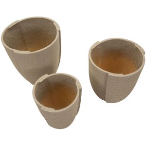 Mauro Ferretti Outdoor Plantenpot Set "Peru" 3-delig – grijstint, modern design