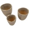 Mauro Ferretti Outdoor Plantenpot Set "Peru" 3-delig – grijstint, modern design