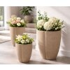 Mauro Ferretti Outdoor Plantenpot Set "Peru" 3-delig – grijstint, modern design