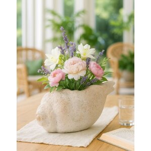 Mauro Ferretti Dekovaas SHELL SAND Beige 35x23x18cm