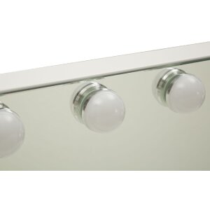 Mauro Ferretti Make-upspiegel Hollywood LED 55x14x43cm Wit