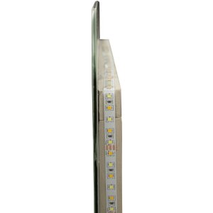 Mauro Ferretti wandspiegel LED met 3 kleurtemperaturen, zilver, 60x80 cm