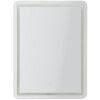 Mauro Ferretti wandspiegel LED met 3 kleurtemperaturen, zilver, 60x80 cm