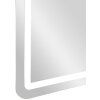 Mauro Ferretti wandspiegel LED met 3 kleurtemperaturen, zilver, 60x80 cm