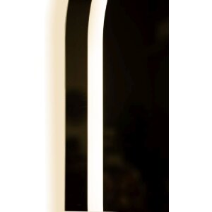 Mauro Ferretti Wandspiegel LED met 3 kleurtemperaturen, zilver, 60x80 cm