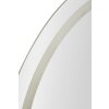 Mauro Ferretti Wandspiegel LED met 3 kleurtemperaturen, zilver, 60x80 cm