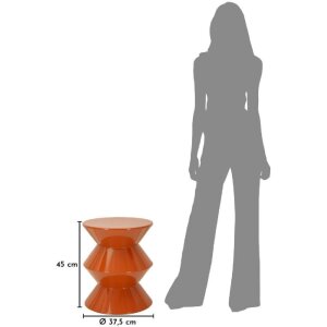 Mauro Ferretti Beistelltisch ZAG Ø37,5x45 cm Orange