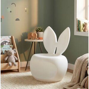 Mauro Ferretti Stoel Bunny Wit 57x55x79cm