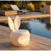Mauro Ferretti Stoel Bunny Wit 57x55x79cm
