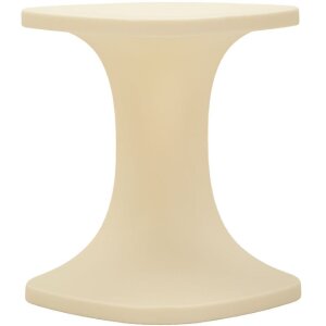 Mauro Ferretti Beistelltisch Ibiza Weiß 42x42x52 cm Kunststoff