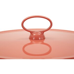 Mauro Ferretti Bijzettafel Iris Rood Ø44x43 cm Kunststof