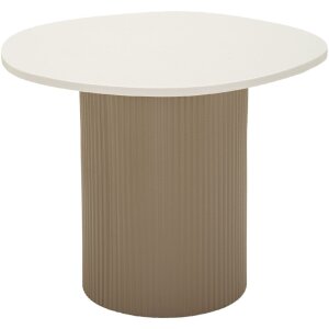 Mauro Ferretti Beistelltisch Frankfurt Marble 46x48x39 cm Grau Weiß