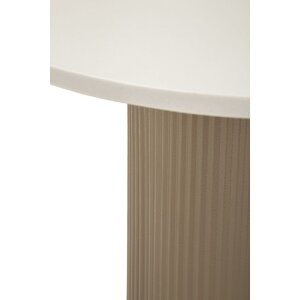 Mauro Ferretti Beistelltisch Frankfurt Marble 46x48x39 cm Grau Weiß