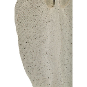 Mauro Ferretti Tischlampe Ester Ø40x63 cm Ivory Polyresin Eisen Stoff