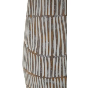 Mauro Ferretti Tischlampe Hanoi Ø35x69,5 cm Polyresin Eisen Stoff