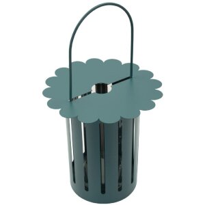 Mauro Ferretti Laterne Saturno Ottanio Ø24x43 cm Metall Glas