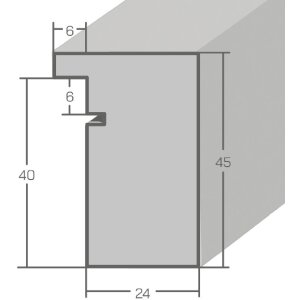 MendeFrames houten fotolijst H970 wit 30x90 cm kunstglas