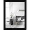 MendeFrames Wandspiegel H970 zwart gemasert 50x65 cm