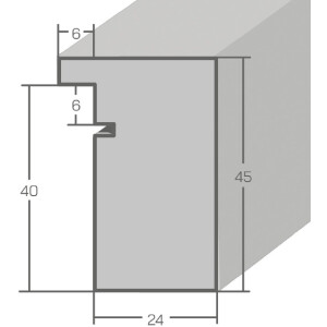 MendeFrames Wandspiegel H970 – Wit, Zwart, Natuur – Massief Hout