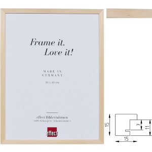 Effect Holzrahmen Profil 2490 natuur 1,5 cm esdoornhout