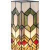 Tiffany licht zuil geometrische figuren 12,5x35 cm