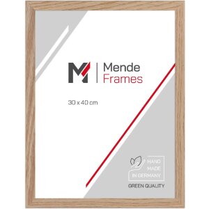 MendeFrames Houten Fotolijst 18x24 cm Eikenhout met...