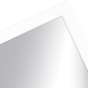 MendeFrames Wandspiegel H960 wit 50x75 cm met houten profiel