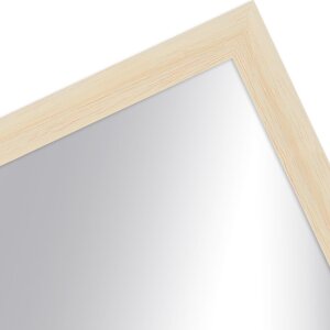 MendeFrames wandspiegel 70x90 cm met natuurlijk houten rand