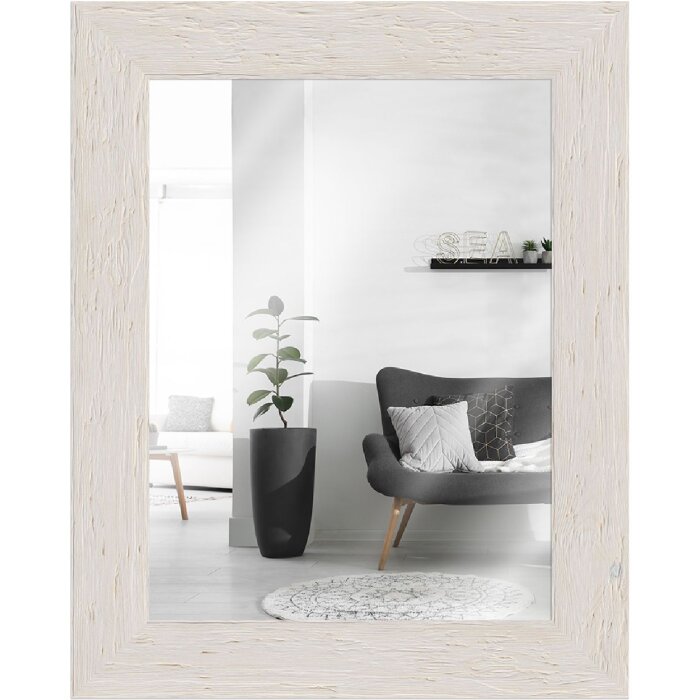 MendeFrames Wandspiegel H780 Strandhuiskamer 30x45 cm wit