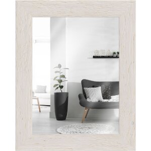 MendeFrames Wandspiegel H780 Strandhuisstijl 50x70 cm wit
