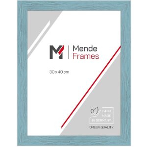 MendeFrames fotolijst van massief hout 50x50 cm blauw met...