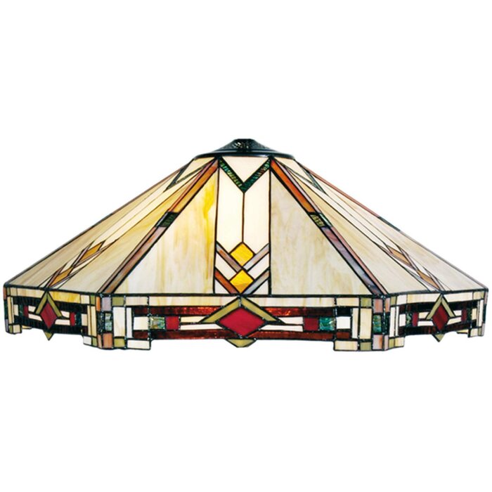 Tiffany 6-hoekige Lampenkap 58 cm