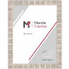 MendeFrames wandlijst H710 Shabby-Chic 30x30 cm kremewit met antireflexglas