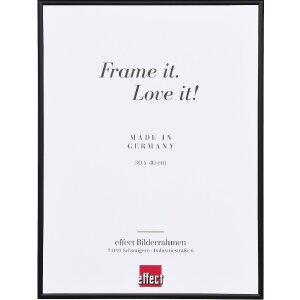 Effect B1 brandbeschermende aluminiumlijst S1 zwart zilver 13x18-70x100 cm