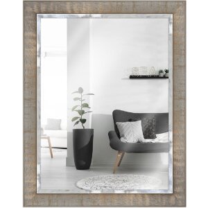 MendeFrames Wandspiegel H670 Industrieel Taupe 28x35 cm