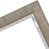 MendeFrames H670 Houten fotolijst industrieel design 50x75 cm taupe met museumsglas