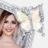 ZEP fotolijst Ives 10x15 cm – zilver glanzend met vlinderversiering