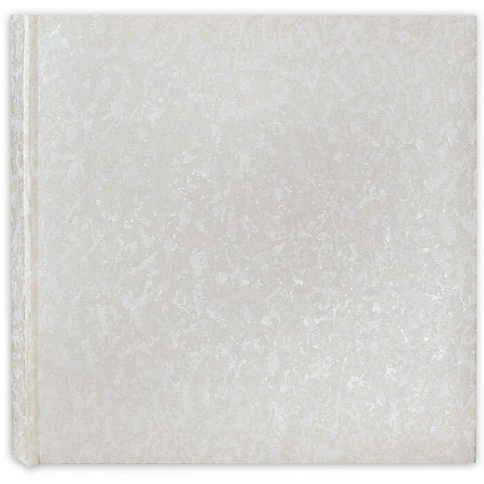 ZEP Creta C Fotoalbum 24x24 cm wit met gestructureerde kaft