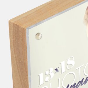 ZEP Acryl-portretlijst Clark natuur 15x20 cm met magnetische sluiting