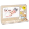 ZEP Houten Fotolijst Teodoro 10x15 cm Blauw met Teddybeer Decoratie voor Babyfotos