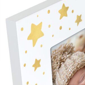 ZEP Baby-fotolijst Tommaso 10x15 cm wit hoog formaat hout