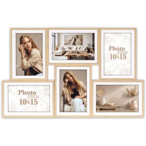 ZEP Tallin Galerierahmen houten wandgalerij 6x10x15 cm...