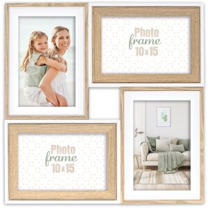 ZEP Galerierahmen Budapest – houten wandkast voor 4...