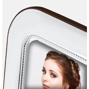 ZEP Monreale portretlijst zilver 10x15 cm hoogglans metaal