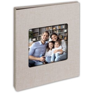 ZEP Nevada Premium Fotoalbum 36 foto’s 13x19 cm met linnenband in rood, blauw, zwart, grijs, beige of lichtblauw