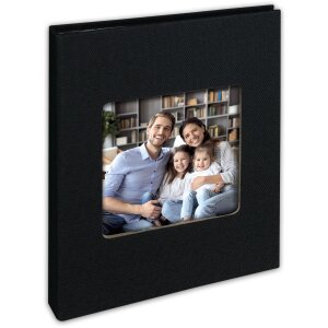 ZEP Nevada Premium Fotoalbum 36 foto’s 13x19 cm met linnenband in rood, blauw, zwart, grijs, beige of lichtblauw