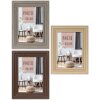 ZEP Holzrahmen Munich – Houten fotolijst grijs bruin natuur 10x15 tot 20x30 cm met opstelhouder