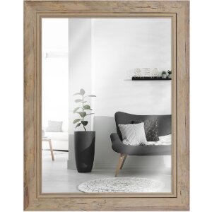 MendeFrames Wandspiegel H660 Shabby-Chic 70x100 cm natuur